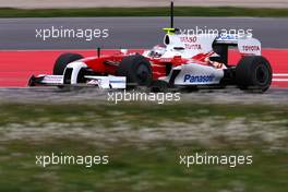 09.03.2009 Barcelona, Spain,  Jarno Trulli (ITA), Toyota F1 Team, TF109  - Formula 1 Testing, Barcelona