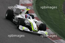 09.03.2009 Barcelona, Spain,  Jenson Button (GBR), Brawn GP, BGP 001 - Formula 1 Testing, Barcelona