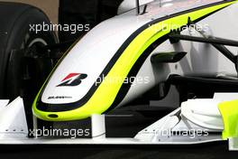 09.03.2009 Barcelona, Spain,  Brawn GP  001 front wing detail- Formula 1 Testing, Barcelona