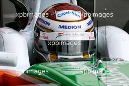 09.03.2009 Barcelona, Spain,  Adrian Sutil (GER), Force India F1 Team, VJM-02  - Formula 1 Testing, Barcelona