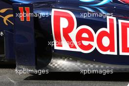 09.03.2009 Barcelona, Spain,  Scuderia Toro Rosso side pod detail - Formula 1 Testing, Barcelona