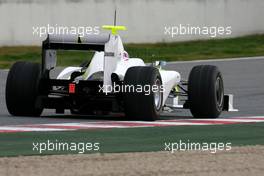 09.03.2009 Barcelona, Spain, Jenson Button (GBR), Brawn GP, BGP 001 - Formula 1 Testing, Barcelona