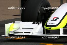 09.03.2009 Barcelona, Spain,  Brawn GP 001 front wing detail - Formula 1 Testing, Barcelona