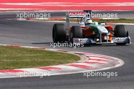 12.03.2009 Barcelona, Spain,  Giancarlo Fisichella (ITA), Force India F1 Team, VJM-02  - Formula 1 Testing, Barcelona