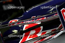 12.03.2009 Barcelona, Spain,  Scuderia Toro Rosso front wing detail - Formula 1 Testing, Barcelona