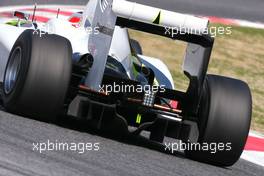 12.03.2009 Barcelona, Spain,  Brawn GP diffusor - Formula 1 Testing, Barcelona