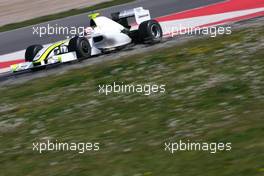 12.03.2009 Barcelona, Spain,  Rubens Barrichello (BRA), Brawn GP, BGP 001  - Formula 1 Testing, Barcelona