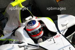 12.03.2009 Barcelona, Spain,  Rubens Barrichello (BRA), Brawn GP, BGP 001  - Formula 1 Testing, Barcelona