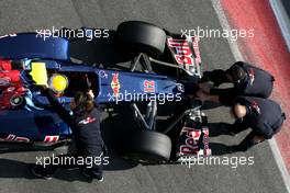 12.03.2009 Barcelona, Spain,  Sebastien Bourdais (FRA), Scuderia Toro Rosso, STR4, STR04, STR-04  - Formula 1 Testing, Barcelona