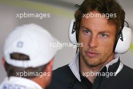 10.03.2009 Barcelona, Spain,  Jenson Button (GBR), Brawn GP and Rubens Barrichello (BRA), Brawn GP - Formula 1 Testing, Barcelona