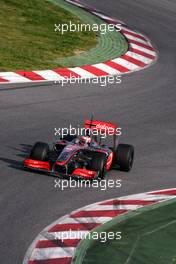 10.03.2009 Barcelona, Spain,  Heikki Kovalainen (FIN), McLaren Mercedes, MP4-24 - Formula 1 Testing, Barcelona