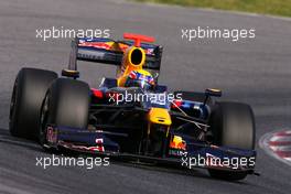 10.03.2009 Barcelona, Spain,  Mark Webber (AUS), Red Bull Racing, RB5  - Formula 1 Testing, Barcelona