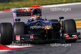 10.03.2009 Barcelona, Spain,  Sebastien Bourdais (FRA), Scuderia Toro Rosso, STR4, STR04, STR-04  - Formula 1 Testing, Barcelona