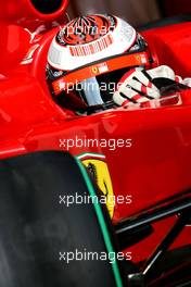 10.03.2009 Barcelona, Spain,  Kimi Raikkonen (FIN), Räikkönen, Scuderia Ferrari, F60  - Formula 1 Testing, Barcelona