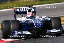 10.03.2009 Barcelona, Spain,  Kazuki Nakajima (JPN), Williams F1 Team, FW31  - Formula 1 Testing, Barcelona