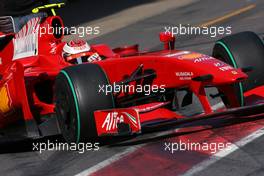 10.03.2009 Barcelona, Spain,  Kimi Raikkonen (FIN), Räikkönen, Scuderia Ferrari, F60  - Formula 1 Testing, Barcelona