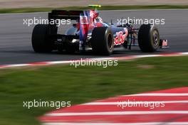 11.03.2009 Barcelona, Spain,  Sebastien Buemi (SUI), Scuderia Toro Rosso, STR4, STR04, STR-04  - Formula 1 Testing, Barcelona