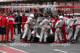 11.03.2009 Barcelona, Spain,  Timo Glock (GER), Toyota F1 Team, TF109  - Formula 1 Testing, Barcelona