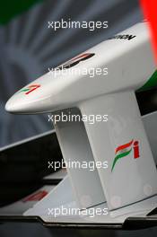 11.03.2009 Barcelona, Spain,  Force India F1 Team front wing detail - Formula 1 Testing, Barcelona