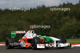 28.08.2009 Francorchamps, Belgium,  Adrian Sutil (GER), Force India F1 Team - Formula 1 World Championship, Rd 12, Belgian Grand Prix, Friday Practice