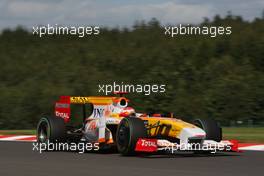 28.08.2009 Francorchamps, Belgium,  Fernando Alonso (ESP), Renault F1 Team - Formula 1 World Championship, Rd 12, Belgian Grand Prix, Friday Practice