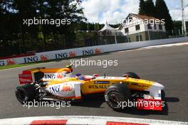 28.08.2009 Francorchamps, Belgium,  Romain Grosjean (FRA) , Renault F1 Team  - Formula 1 World Championship, Rd 12, Belgian Grand Prix, Friday Practice