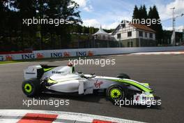 28.08.2009 Francorchamps, Belgium,  Jenson Button (GBR), Brawn GP  - Formula 1 World Championship, Rd 12, Belgian Grand Prix, Friday Practice