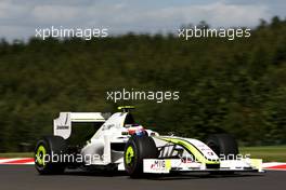 28.08.2009 Francorchamps, Belgium,  Rubens Barrichello (BRA), BrawnGP - Formula 1 World Championship, Rd 12, Belgian Grand Prix, Friday Practice