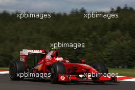 28.08.2009 Francorchamps, Belgium,  Kimi Raikkonen (FIN), Räikkönen, Scuderia Ferrari - Formula 1 World Championship, Rd 12, Belgian Grand Prix, Friday Practice