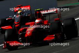 28.08.2009 Francorchamps, Belgium,  Kimi Raikkonen (FIN), Räikkönen, Scuderia Ferrari, F60 and Lewis Hamilton (GBR), McLaren Mercedes, MP4-24 - Formula 1 World Championship, Rd 12, Belgian Grand Prix, Friday Practice