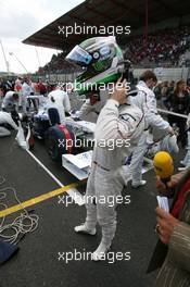 30.08.2009 Francorchamps, Belgium,  Nick Heidfeld (GER), BMW Sauber F1 Team - Formula 1 World Championship, Rd 12, Belgian Grand Prix, Sunday Pre-Race Grid