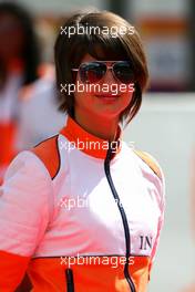 30.08.2009 Francorchamps, Belgium,  Grid girl - Formula 1 World Championship, Rd 12, Belgian Grand Prix, Sunday Grid Girl