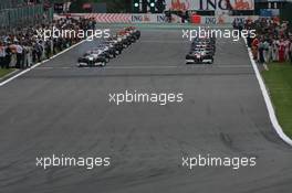 30.08.2009 Francorchamps, Belgium,  FEATURE - Formula 1 World Championship, Rd 12, Belgian Grand Prix, Sunday Pre-Race Grid