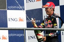 30.08.2009 Francorchamps, Belgium,  Sebastian Vettel (GER), Red Bull Racing  - Formula 1 World Championship, Rd 12, Belgian Grand Prix, Sunday Podium