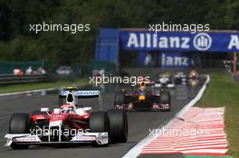 30.08.2009 Francorchamps, Belgium,  Timo Glock (GER), Toyota F1 Team - Formula 1 World Championship, Rd 12, Belgian Grand Prix, Sunday Race