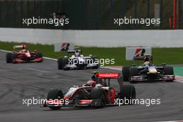 30.08.2009 Francorchamps, Belgium,  Heikki Kovalainen (FIN), McLaren Mercedes, MP4-24 - Formula 1 World Championship, Rd 12, Belgian Grand Prix, Sunday Race