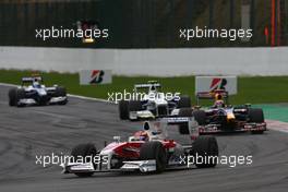 30.08.2009 Francorchamps, Belgium,  Timo Glock (GER), Toyota F1 Team, TF109 - Formula 1 World Championship, Rd 12, Belgian Grand Prix, Sunday Race