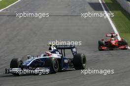 30.08.2009 Francorchamps, Belgium,  Kazuki Nakajima (JPN), Williams F1 Team  - Formula 1 World Championship, Rd 12, Belgian Grand Prix, Sunday Race