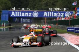30.08.2009 Francorchamps, Belgium, Fernando Alonso (ESP), Renault F1 Team - Formula 1 World Championship, Rd 12, Belgian Grand Prix, Sunday Race