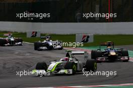 30.08.2009 Francorchamps, Belgium,  Rubens Barrichello (BRA), BrawnGP, BGP001- Formula 1 World Championship, Rd 12, Belgian Grand Prix, Sunday Race