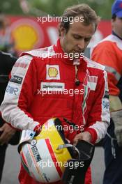 29.08.2009 Francorchamps, Belgium,  Luca Badoer (ITA), Test Driver, Scuderia Ferrari, F60, crashed in qualifying - Formula 1 World Championship, Rd 12, Belgian Grand Prix, Saturday Qualifying