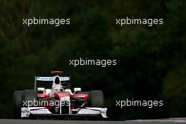 29.08.2009 Francorchamps, Belgium,  Jarno Trulli (ITA), Toyota F1 Team  - Formula 1 World Championship, Rd 12, Belgian Grand Prix, Saturday Practice