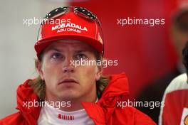 29.08.2009 Francorchamps, Belgium,  Kimi Raikkonen (FIN), Räikkönen, Scuderia Ferrari - Formula 1 World Championship, Rd 12, Belgian Grand Prix, Saturday Practice