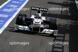 29.08.2009 Francorchamps, Belgium,  Nick Heidfeld (GER), BMW Sauber F1 Team - Formula 1 World Championship, Rd 12, Belgian Grand Prix, Saturday Qualifying