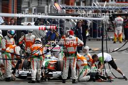 29.08.2009 Francorchamps, Belgium,  Giancarlo Fisichella (ITA), Force India F1 Team - Formula 1 World Championship, Rd 12, Belgian Grand Prix, Saturday Qualifying