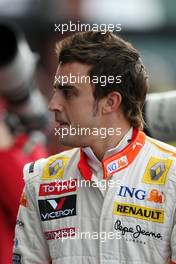 29.08.2009 Francorchamps, Belgium,  Fernando Alonso (ESP), Renault F1 Team - Formula 1 World Championship, Rd 12, Belgian Grand Prix, Saturday Practice