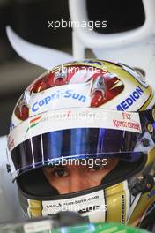 29.08.2009 Francorchamps, Belgium,  Adrian Sutil (GER), Force India F1 Team - Formula 1 World Championship, Rd 12, Belgian Grand Prix, Saturday Practice