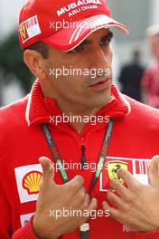 29.08.2009 Francorchamps, Belgium,  Marc Gene (ESP), Test Driver, Scuderia Ferrari, F60  - Formula 1 World Championship, Rd 12, Belgian Grand Prix, Saturday