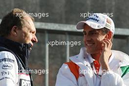 29.08.2009 Francorchamps, Belgium,  Willy Rampf (GER), BMW-Sauber, Technical Director, Adrian Sutil (GER), Force India F1 Team - Formula 1 World Championship, Rd 12, Belgian Grand Prix, Saturday