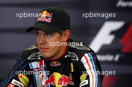 30.08.2009 Francorchamps, Belgium,  Sebastian Vettel (GER), Red Bull Racing - Formula 1 World Championship, Rd 12, Belgian Grand Prix, Sunday Press Conference